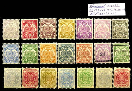 South africa transvaal - south, 1885