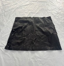 Ladies Size 14 Black Faux