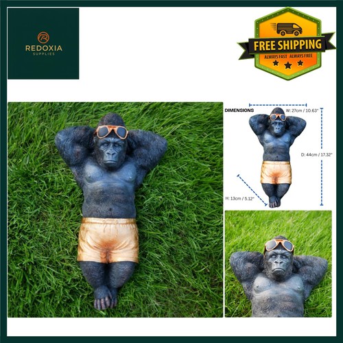 Chilling gorilla garden - gorilla,