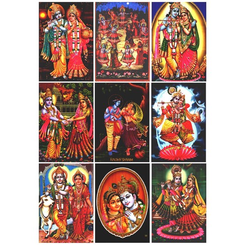 Hindu god radha krishna - krishna, print