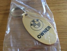 Gold bmw keyring plated with - keyring,