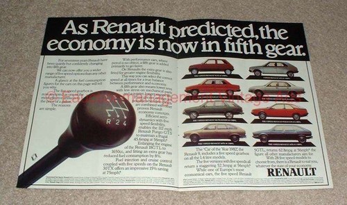 1982 2pg renault 5gtl - 1982, ad,