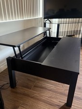 Modern Black Lift-Top Coffee