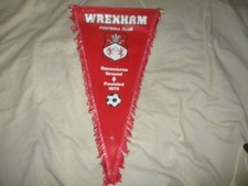 wrexham   football pennant