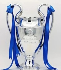 16cm Silver Hard Resin Trophy - European / Champions Cup Style