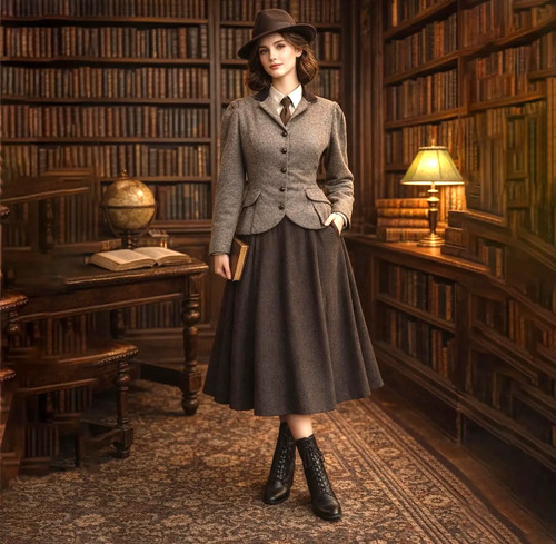 Vintage blazer victorian 1940s - vintage,
