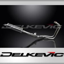 KAWASAKI ER5 1996-07 FULL EXHAUST SYSTEM 350mm CARBON OVAL SILENCER