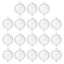 Hanging Clear Glass Ball Baubles 6-24PC Sphere Wedding Party Xmas D�c Craft Ball