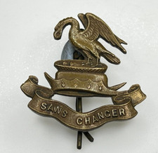 WW1 Liverpool Pals Battalion Kings Liverpool Regt officers Collar Badge 37x37mm