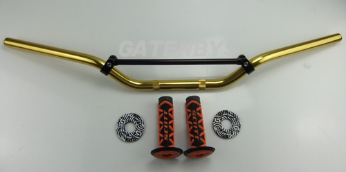 Gold handlebar scott grips - +,