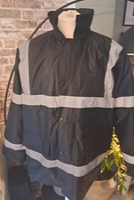 Yoko Hooded Outdoor Dog Walking, Hiking Coat, Size L. Building site Workman