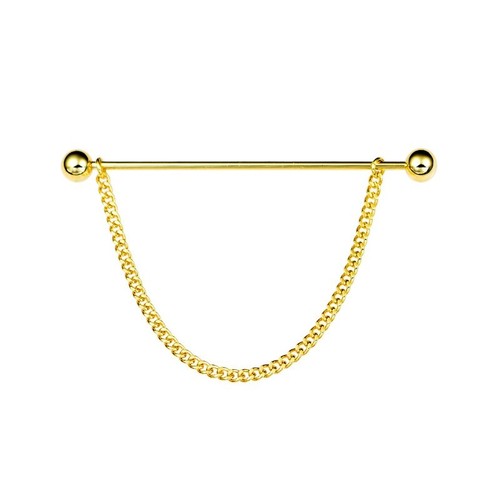 Mens neck shirt tie pin - neck,