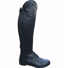 Ryda Ladies & Childrens Black Leather Horse Riding Half Chaps Gaiters 15 Sizes 