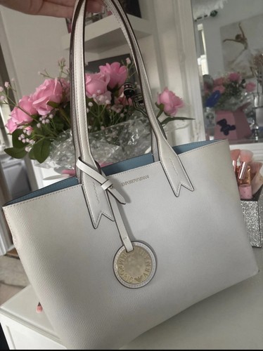 Emporio armani white - armani, tote