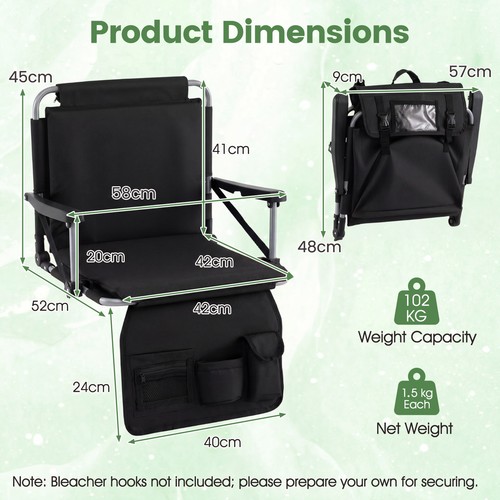 Foldable stadium seat bleacher - stadium,