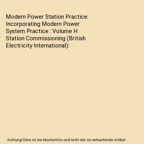Modern power station practice - modern,