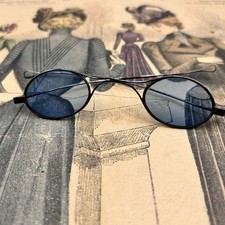 Antique Victorian Blue Lens