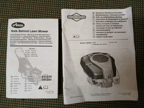 Ariens lawnmover manual walk - lawnmover,