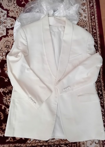 White dinner jacket 100 - 100%, wool