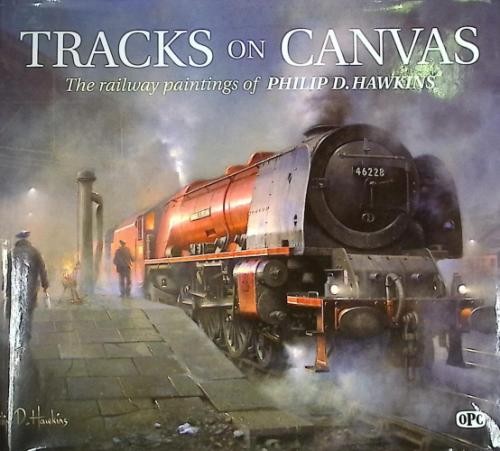 Tracks canvas the railway - on,