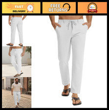 Men linen trousers - men's, summer