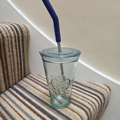Glass starbucks tumbler - glass,