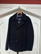 CREW Navy Blue Mens Pea Coat