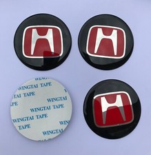 4x Sticker Honda Wheel Centre
