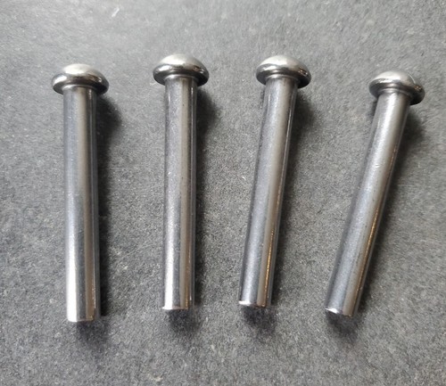 Four door hinge pins wood - four,