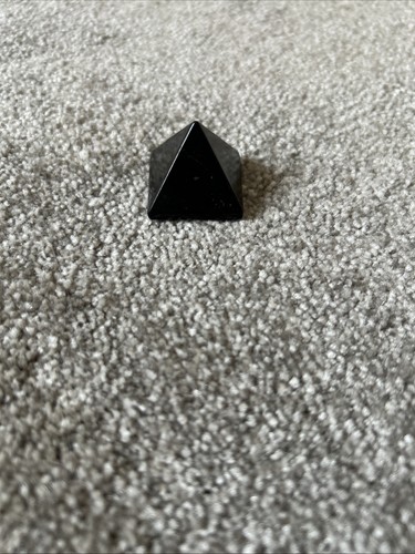 Shungite crystal pyramid - crystal,
