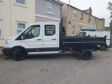 2016 FORD TRANSIT 350 2.2 TDCi L3 LWB CREW CAB TIPPER FSH No vat !!