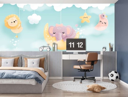Fleece photo wallpaper mural
