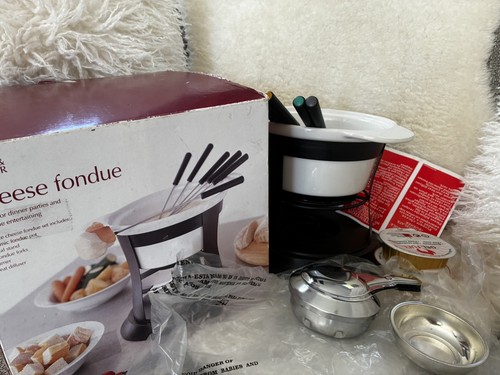 Cheese fondue set ceramic - fondue,