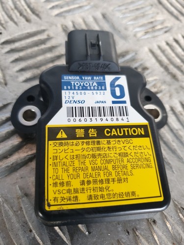 Toyota auris yaw rate sensor - yaw,