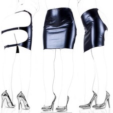 Wetlook Black PVC Style Faux