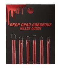 BH Cosmetics Drop Dead Gorgeous Killer Queen 6 Brush Set W/Red Bag New 