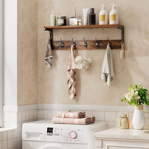 Coat rack shelf wall mounted - coat,