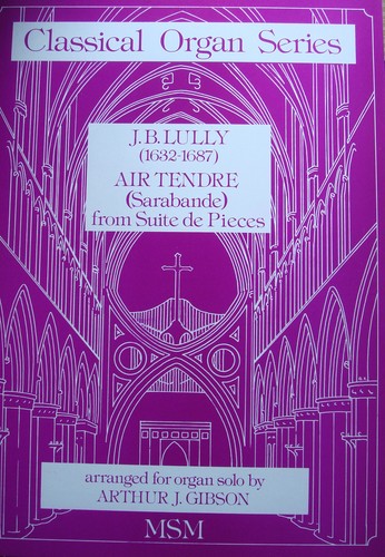 Classical organ series lully - organ,
