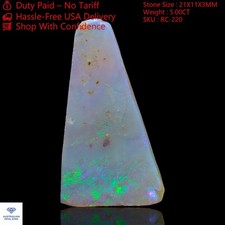 5.00 Cts Australian Fire Opal Loose Rough Ethical Gemstone Natural 21x11x3 mm
