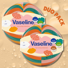 DUO SET - Vaseline Lip Loving Collection 3 Pieces Lip Balm Gift Set Tin x2 *NEW*
