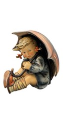 Vintage Hummel Umbrella Girl Figurine 152/II/B By Goebel W Germany 1972