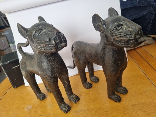 Pair bronze benin - of,