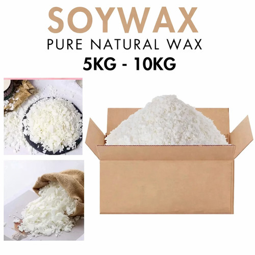 Soy wax flakes 5kg - flakes, 5kg–10kg