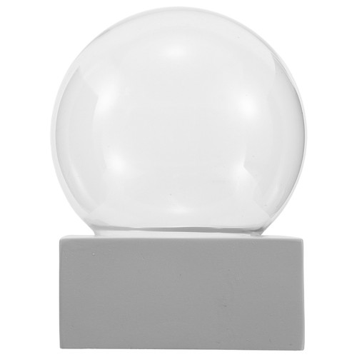 Empty glass snow globe - glass,