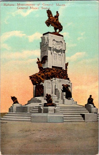 Havana cuba postcard - havana, monumento