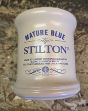 CLAWSON Empty Blue Stilton Jar complete with Lid