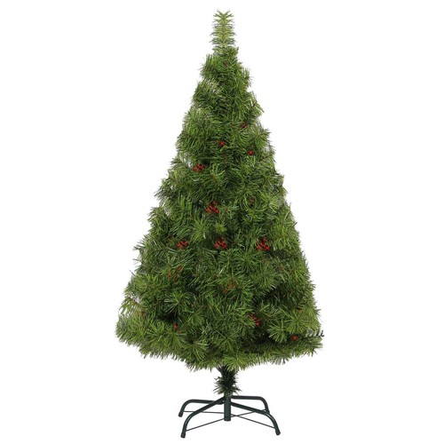 7ft bushy green christmas - green,