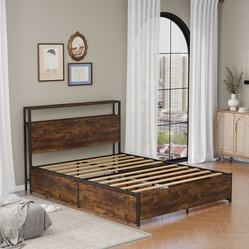 Doulbe king size bed frame - size,