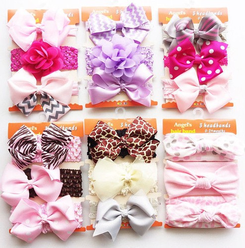 3pcs set baby - baby, headband