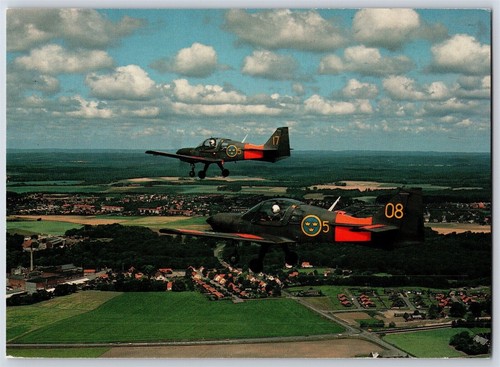 Airplane postcard military - airplane,